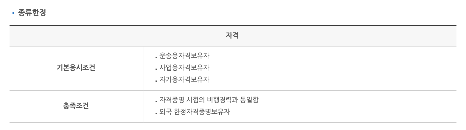 조종사 종류한정 아이파일럿